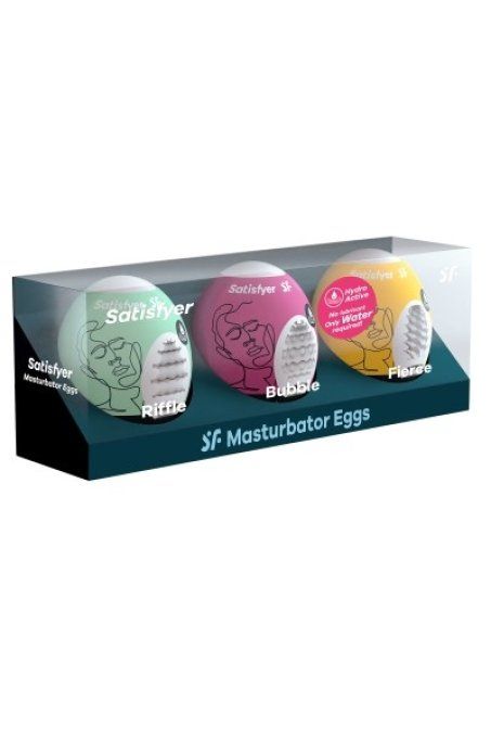 Set 3 Egg œufs Masturbateurs